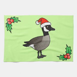 Canada Goose Santa Tea Towel