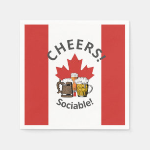 CANADA Great Canadian Beer Paper Napkin