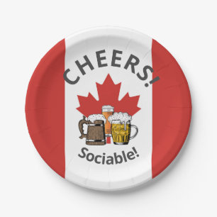 CANADA Great Canadian Beer Paper Plate