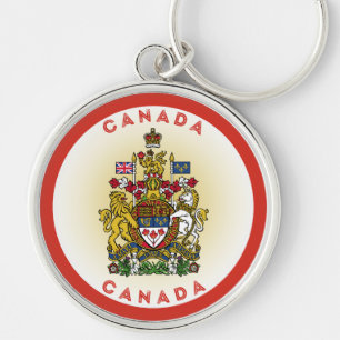 Canada Heritage Emblem Key Ring