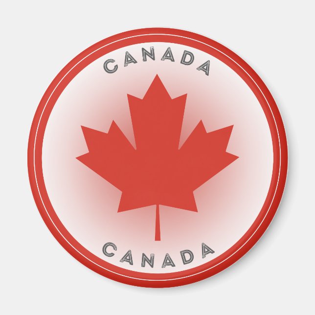 Canada Heritage Emblem Magnet (Front)