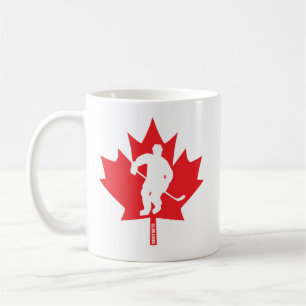 Canada Hockey Maple Leaf Canadian Player Coffee Mug