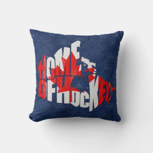 Canada Home of Hockey Pillow Name & Number Print