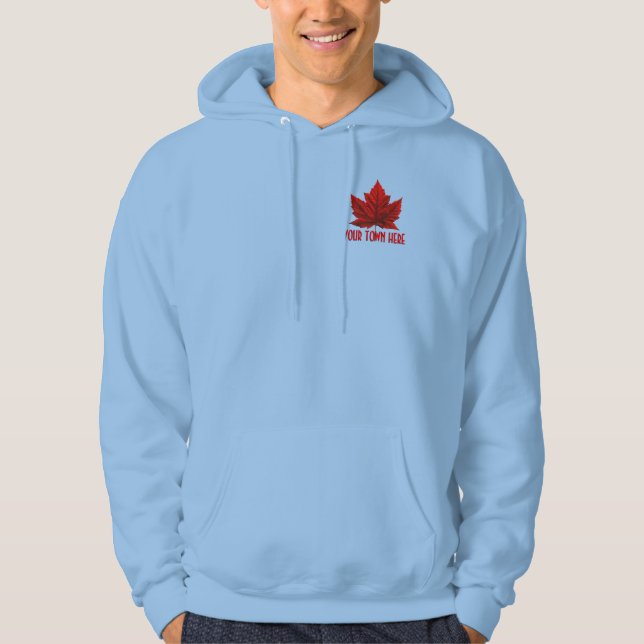 Canada Hoodie Personalised Canada Hooded Jackets (Front)