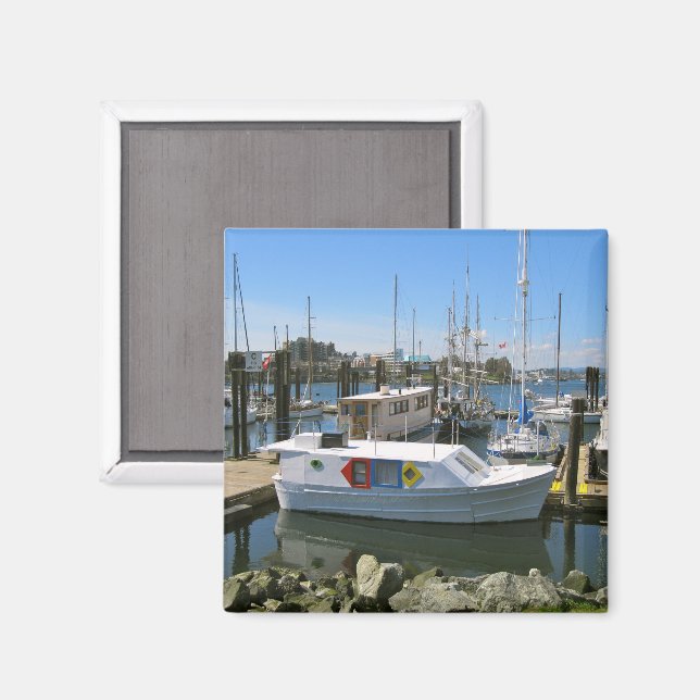 CANADA, Inner Harbour, Victoria, BC Magnet (Front/Back)