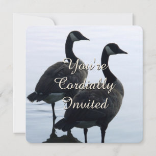 Canada Invitations Personalised Canada Goose RSVP