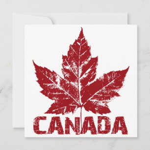 Canada Invitations Personalised Cool CAnada RSVP