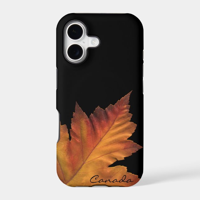 Canada iPhone Cases Canada Autumn Maple Leaf Cases (Back)