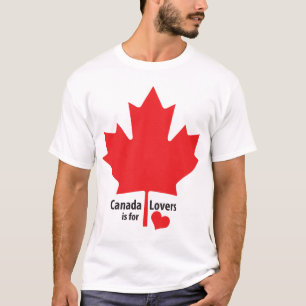 Canada is for Lovers Maple Leaf T-Shirt