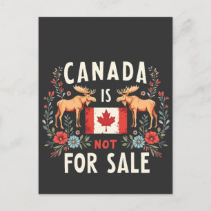 Canada Is Not For Sale America Trump 51th State Invitation Postcard