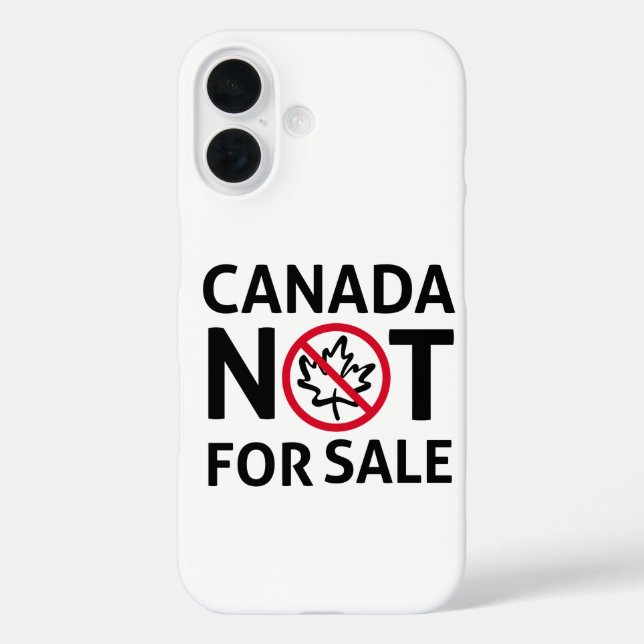 CANADA is not for sale Freedom Canadian Oh Leaf    Case-Mate iPhone Case (Back)