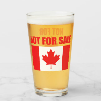 Canada is NOT for Sale Glass