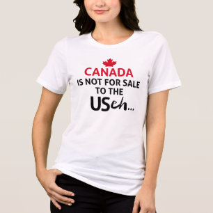 CANADA is not for Sale to the USA eh Funny Oh Tri-Blend Shirt