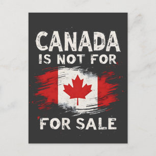 Canada Is not For Sale Trump President Holiday Postcard