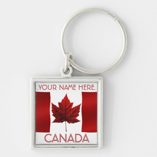 Canada Key Chain Personalised  Canada Key Chain (Front)