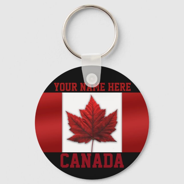 Canada Key Chain Personalised Canada Keychain (Front)