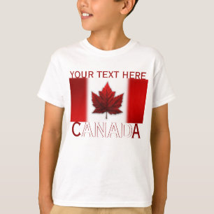 Canada Kid's Shirt Canada Flag Kid's Souvenir Top