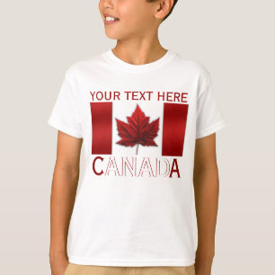 Canada Kid's Shirt Canada Flag Kid's Souvenir Tops