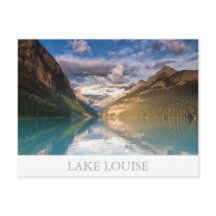 Canada - Lake Louise postcard with text