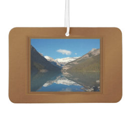 Canada Lake Louise Rocky Mountain Wood Frame Print Car Air Freshener