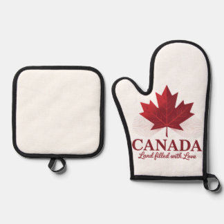Canada – Land Filled with Love T-Shirt | Heartfelt Oven Mitt & Pot Holder Set