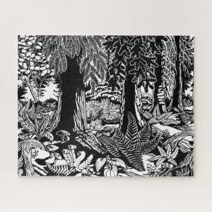Canada Landscape Art Puzzles - Forest Art Gifts
