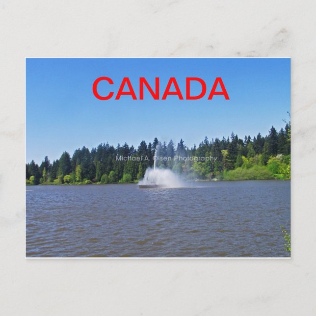 canada landscapes postcard (Front)