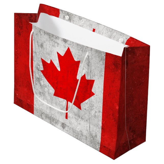 Canada Large Gift Bag (Front Angled)