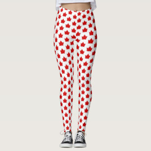 Canada Leggings Canada Maple Leaf Souvenir Pants