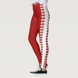 Canada Leggings Canada Maple Leaf Stretchy Pants