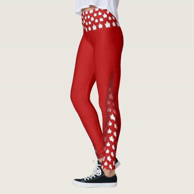 Canada Leggings Classic Canada Souvenir Pants (Left)