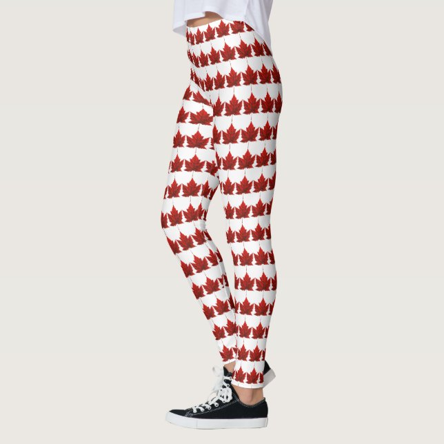 Canada Leggings Classic Canada Souvenir Pants (Left)
