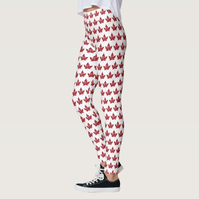 Canada Leggings Cool Canada Souvenir Pants (Left)