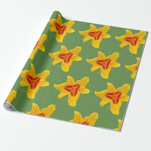 Canada Lilly, Flower Blossom Wrapping Paper