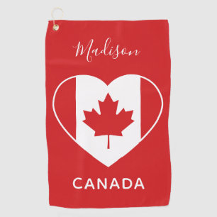 CANADA Love custom name golf towel