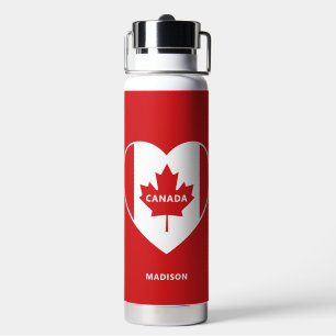 CANADA Love custom name Water Bottle