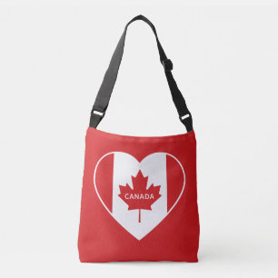 Canada Love custom text bags