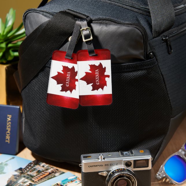 canada luggage tag (Front & Back)