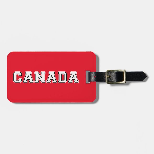 Canada Luggage Tag (Front Horizontal)