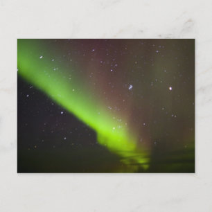 Canada, Manitoba, Churchill. Aurora Borealis Postcard
