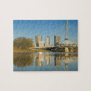 CANADA, Manitoba, Winnipeg: Esplanade Riel 2 Jigsaw Puzzle