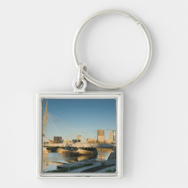 CANADA, Manitoba, Winnipeg: Esplanade Riel Key Ring (Front)