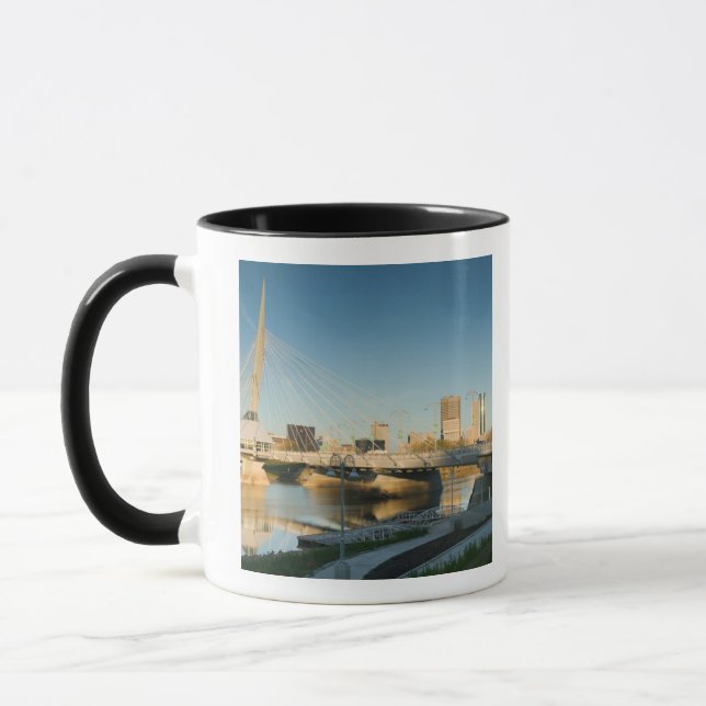 CANADA, Manitoba, Winnipeg: Esplanade Riel Mug (Left)
