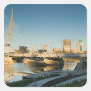 CANADA, Manitoba, Winnipeg: Esplanade Riel Square Sticker