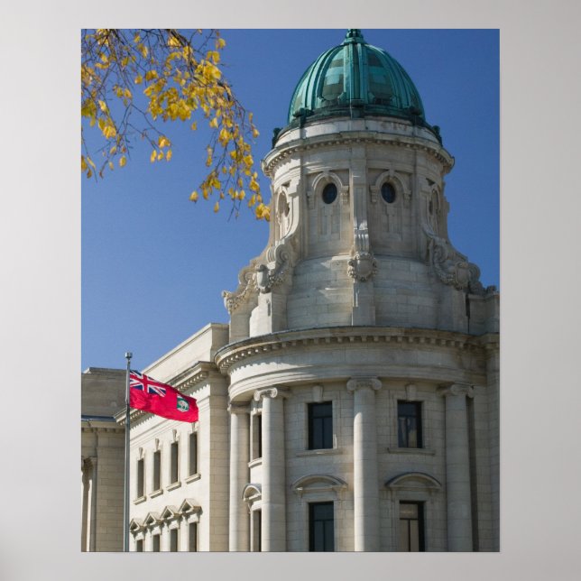CANADA, Manitoba, Winnipeg: The Law Courts, Poster (Front)