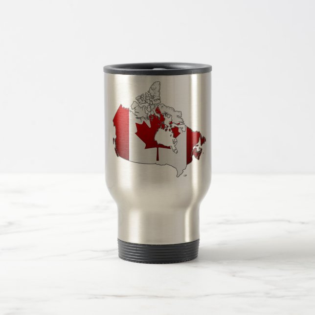 Canada: Map Travel Mug (Center)