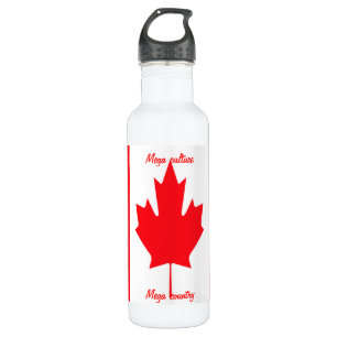 canada maple leaf 710 ml water bottle