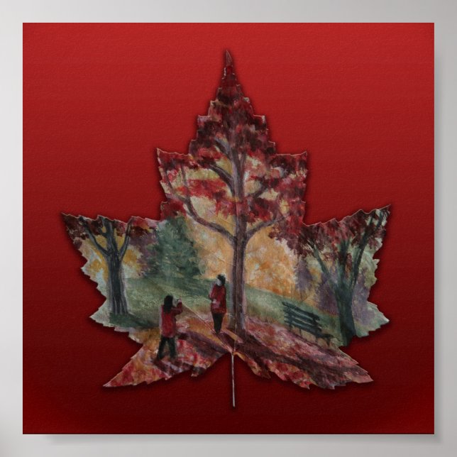 Canada Maple Leaf Art Prints - Posters (Front)
