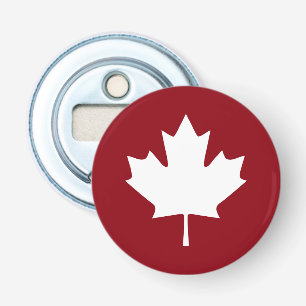 Canada Maple Leaf Bottle Opener Magnet