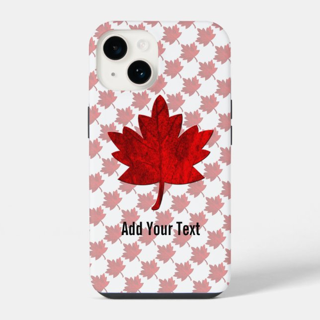 Canada-Maple Leaf by Shirley Taylor iPhone Case (Back)